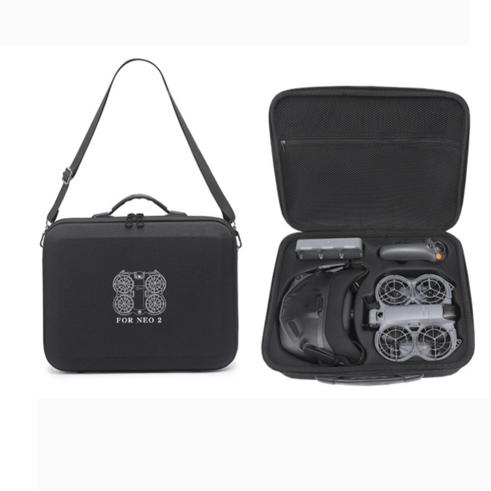Drone Rc N3 3 Batteries - Estuche Rígido para DJI Neo 2,