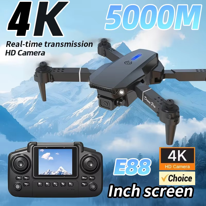 Drone E88 Rc Quadcopter - Dron de Fotografía Aérea HD con
