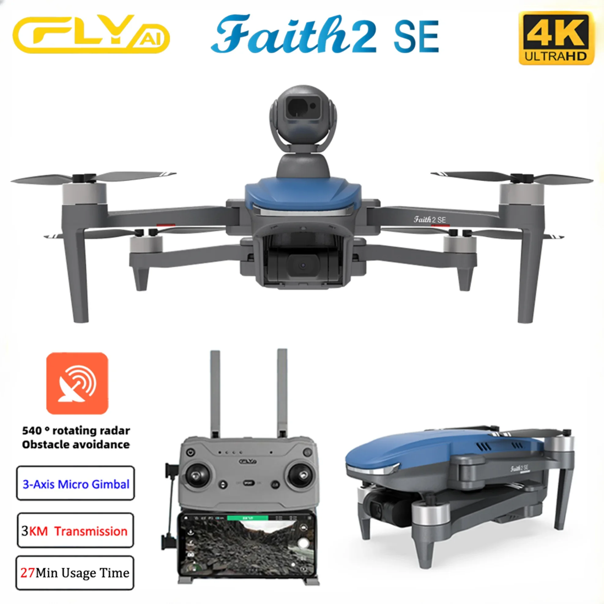 Drone Vs Rc Helicopter - Fe 2 SE Con 540 °