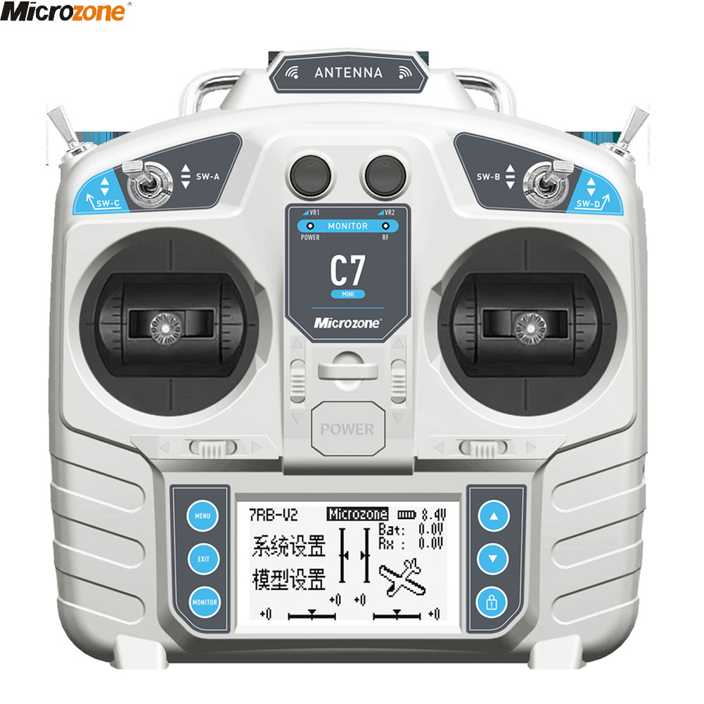 Drone Rc Transmitter And Receiver - Controlador MicroZone MC7 MINI transmisor C7