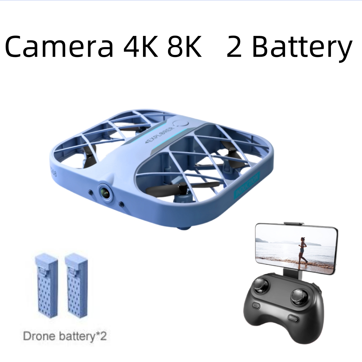Drone Vs Rc Helicopter - Dron JJRC H107 FPV RC con
