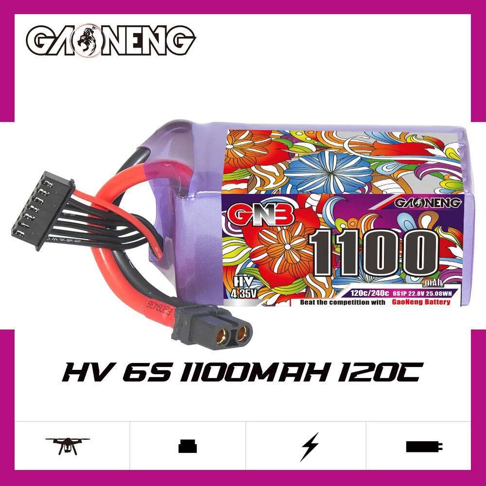 2 uds GNB 6S Lipo batería 22,8 - Dron Rc Quadcopter reseña y precio