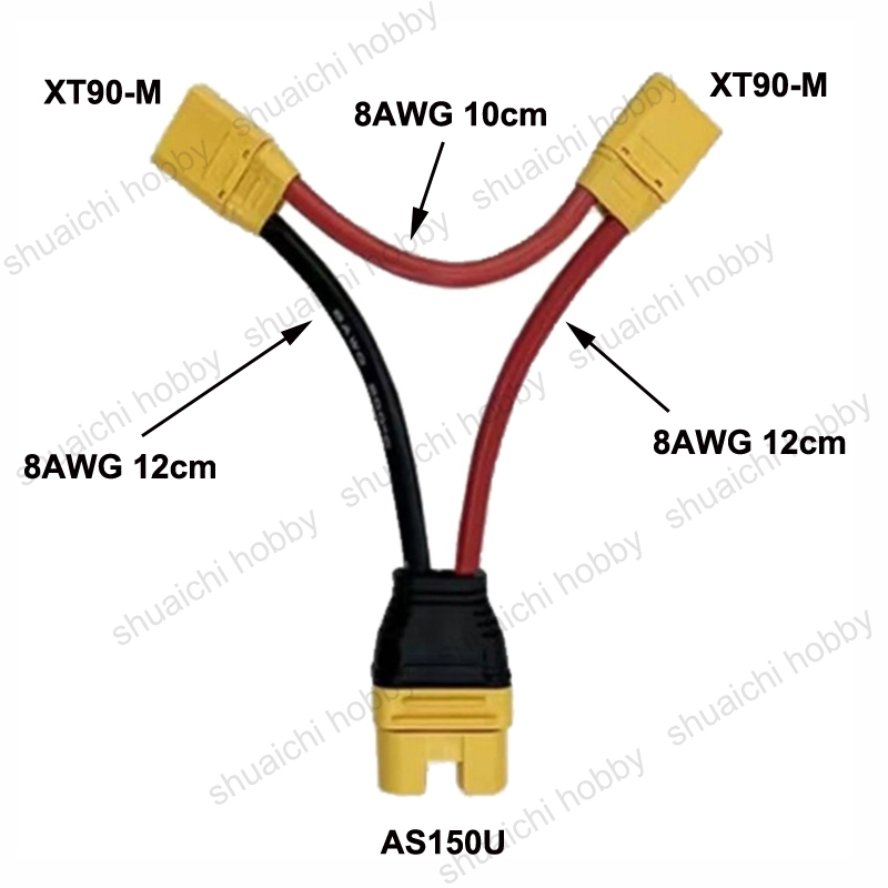 Cable adaptador AS150U a XT90  - Drone Rc Y Series reseña y precio