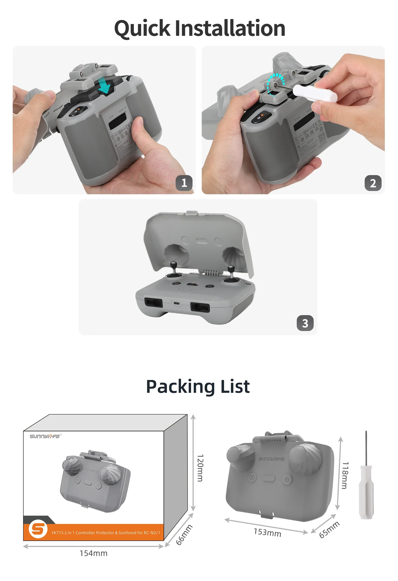 Protector de controlador 2 en  - Drone Dji Rc Mini 3 reseña y precio