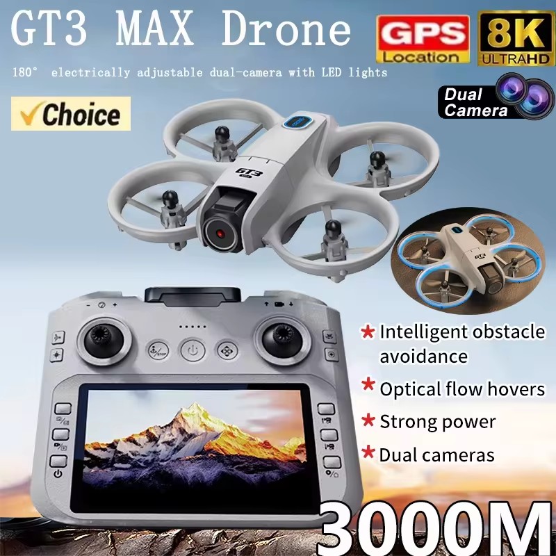 Dron RC 2026 GT3Max HD 8K con  - Drone Rc Land reseña y precio