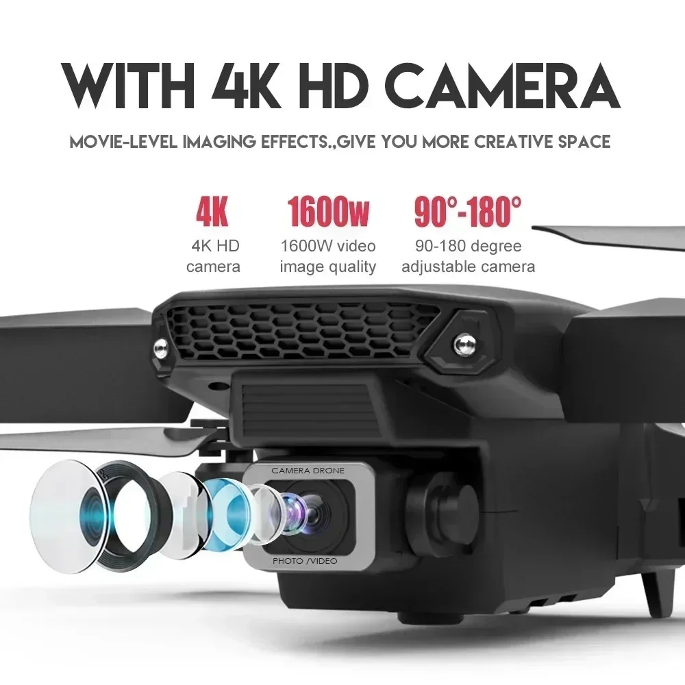 E88 Pro WIFI FPV Drone gran an - Drone E88 Rc Quadcopter reseña y precio