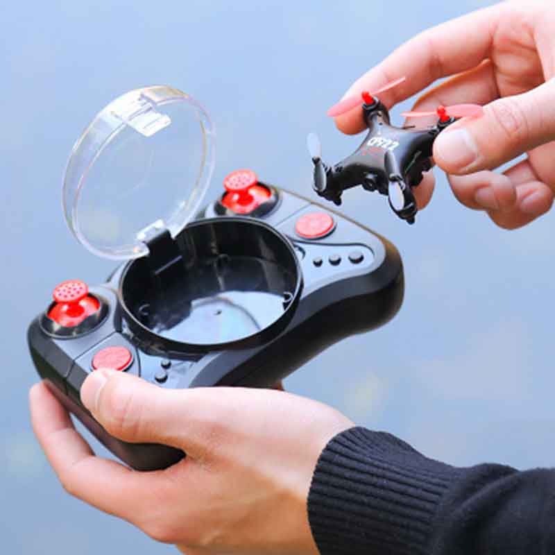 Mini dron plegable con cámara  - Drone Vs Rc Helicopter reseña y precio