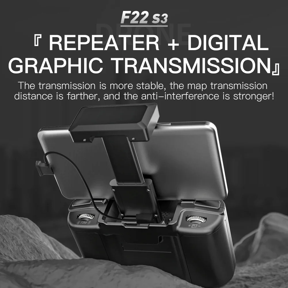 Dron SJRC F22 S3 pro plegable  - Drone Rc Land reseña y precio