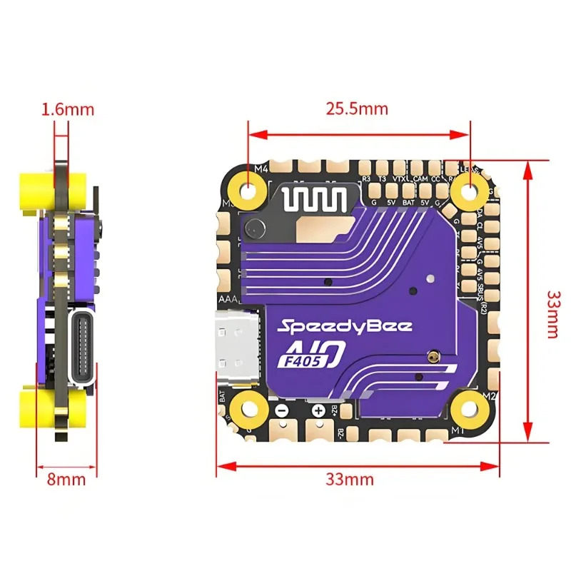 Controlador de Vuelo SpeedyBee - Dron Rc Quadcopter reseña y precio