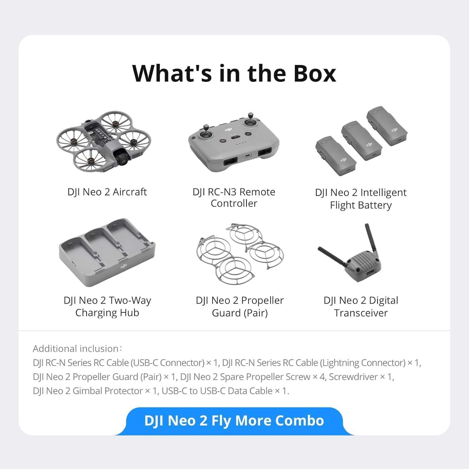 Dron DJI Neo 2 Fly More Combo  - Drone Rc N3 3 Batteries reseña y precio