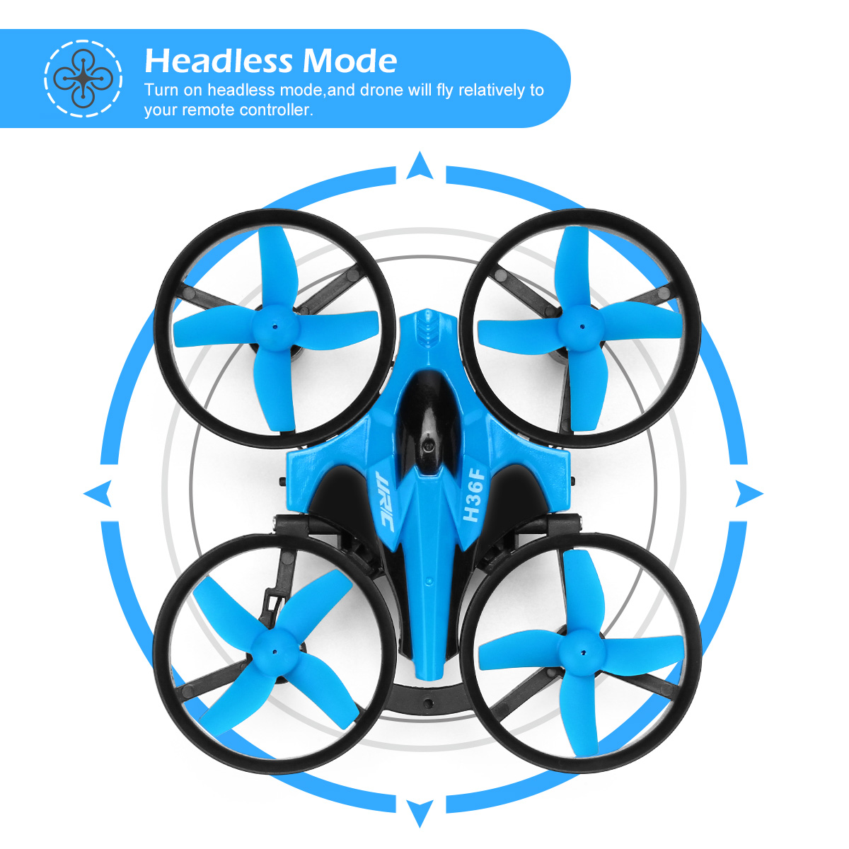 JJRC H36 1:20 barco de Control - Drone Vs Rc Helicopter reseña y precio