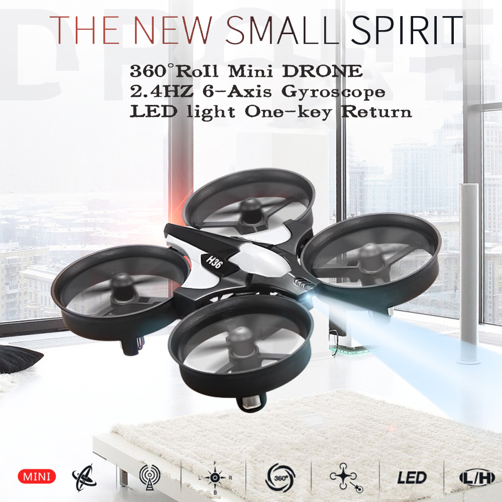 Dron JJRC H36, 1/2/3 Baterías, - Drone Vs Rc Helicopter reseña y precio